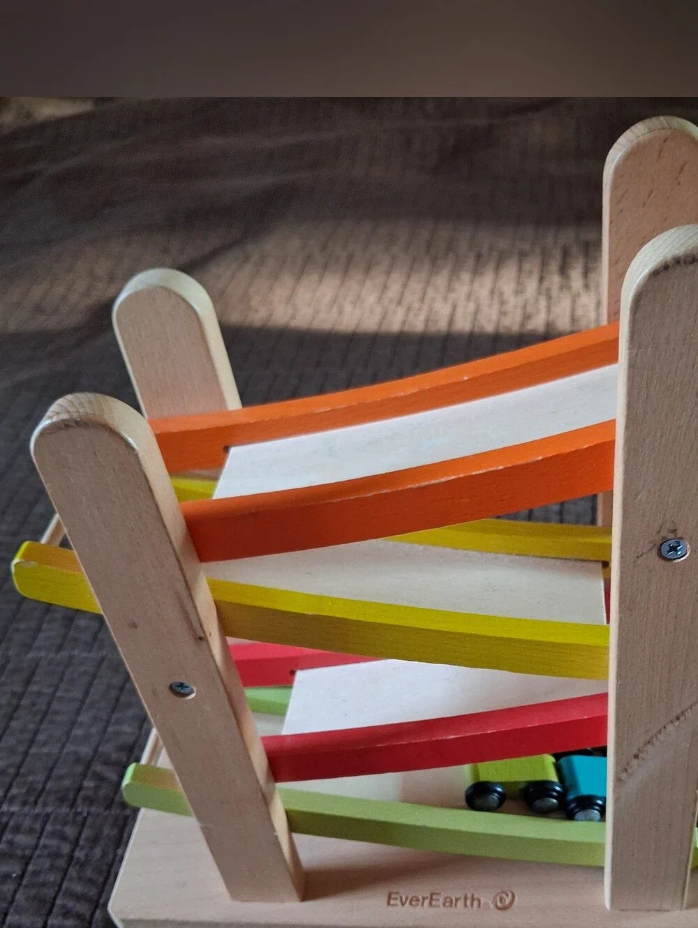 EverEarth Ramp Racer Wooden Track And 4 Wooden Cars